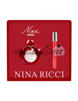 Nina Ricci Nina Rouge, SET: Toaletná voda 80ml + Toaletná voda 10ml