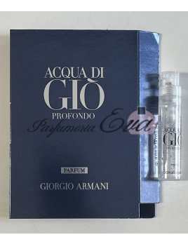 Giorgio Armani Acqua di Gio Profondo Parfum, Parfum - Vzorka vône