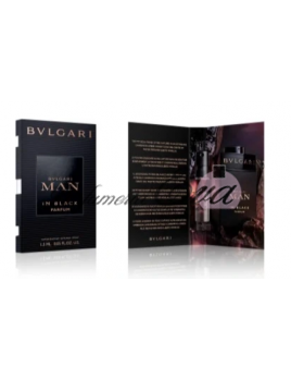 Bvlgari Man in Black, Parfum - Vzorka vône