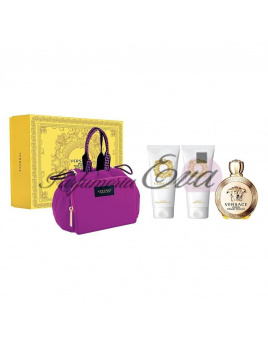 Versace Eros Pour Femme SET: Parfumovaná voda 100ml + Sprchový gél 100ml + Telové mlieko 100ml + Kozmetická taška