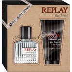 Replay for Him, Edt 30ml + 100ml sprchovy gel